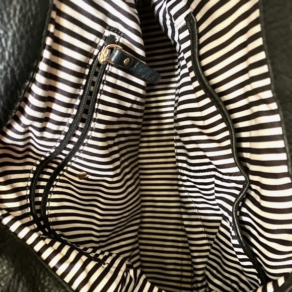 Kate Spade black leather boho bag - Picture 2 of 2